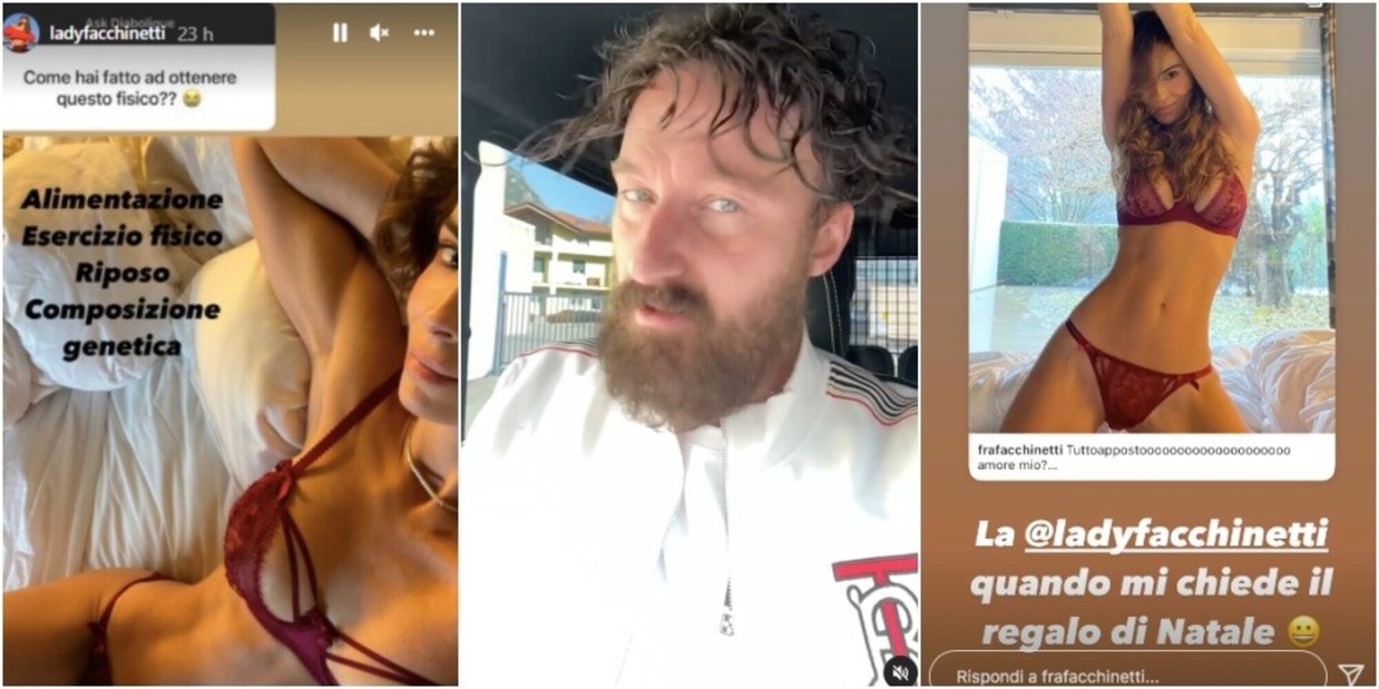 Lady Facchinetti hot su Instagram: ecco la reazione di lui