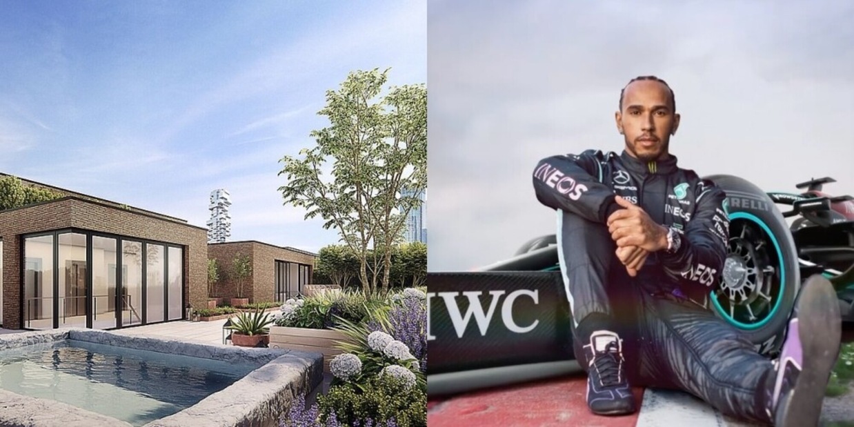 Hamilton vende il suo attico per 43milioni di euro (senza mai viverci)