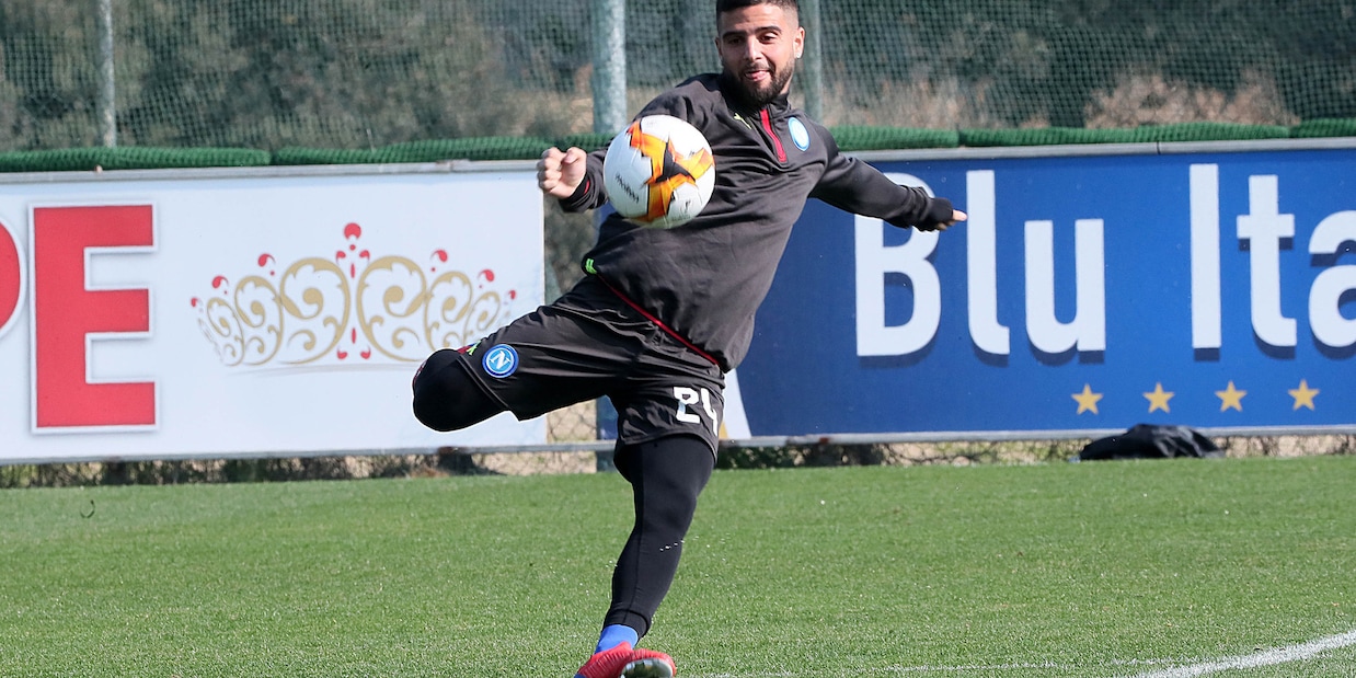 Napoli, per Insigne seduta parzialmente in gruppo