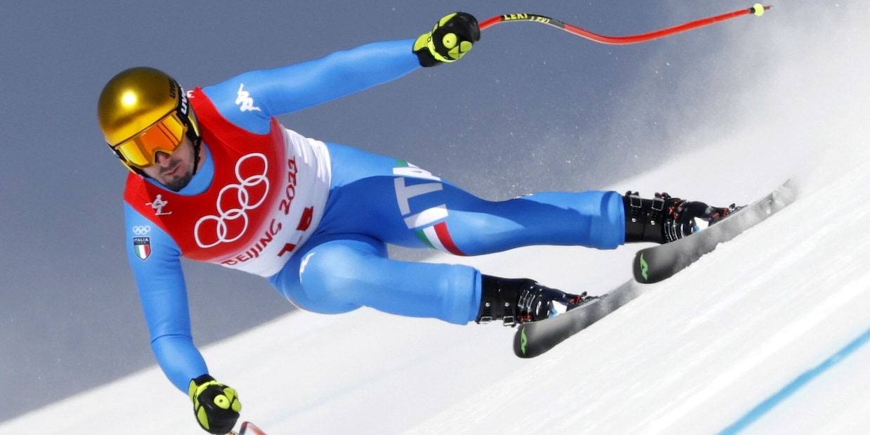 Pechino 2022, discesa libera amara per l'Italia