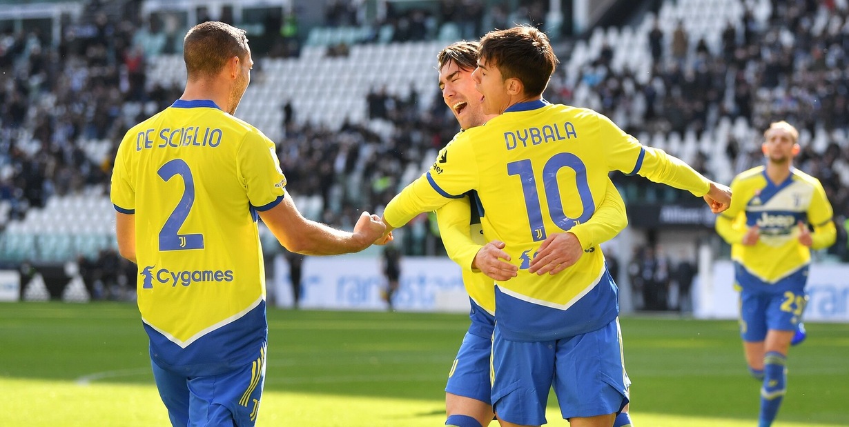 Juventus-Salernitana 2-0: Dybala e Vlahovic da applausi