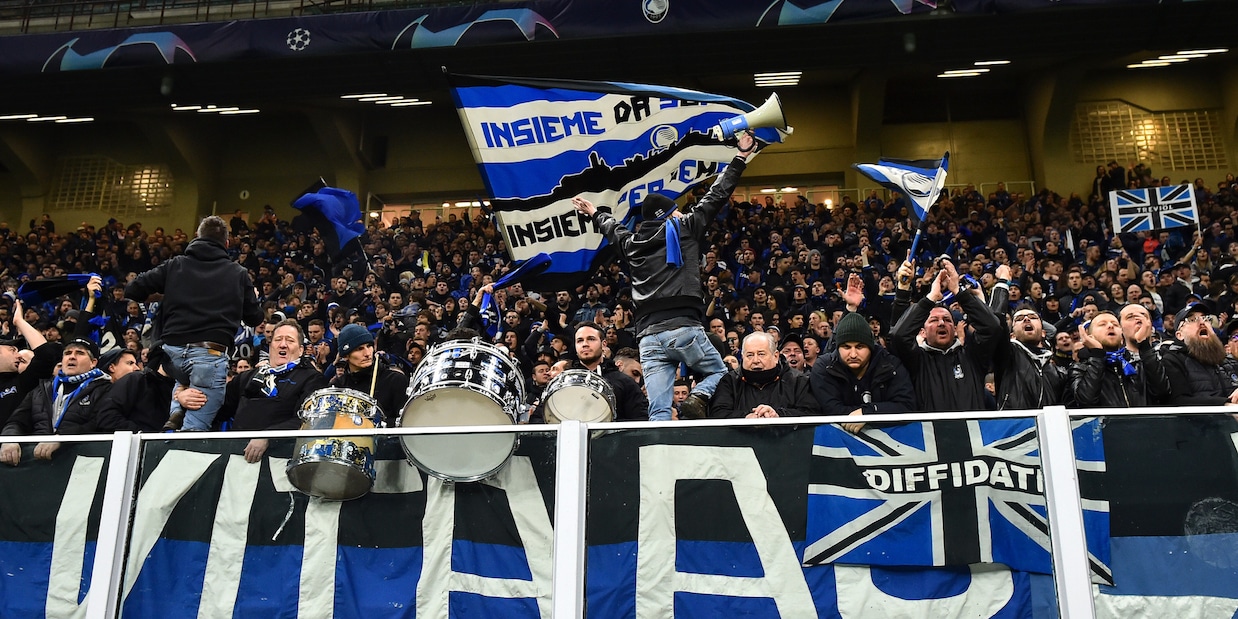 La Curva Nord dell'Atalanta: "No alla riapertura parziale degli stadi!"