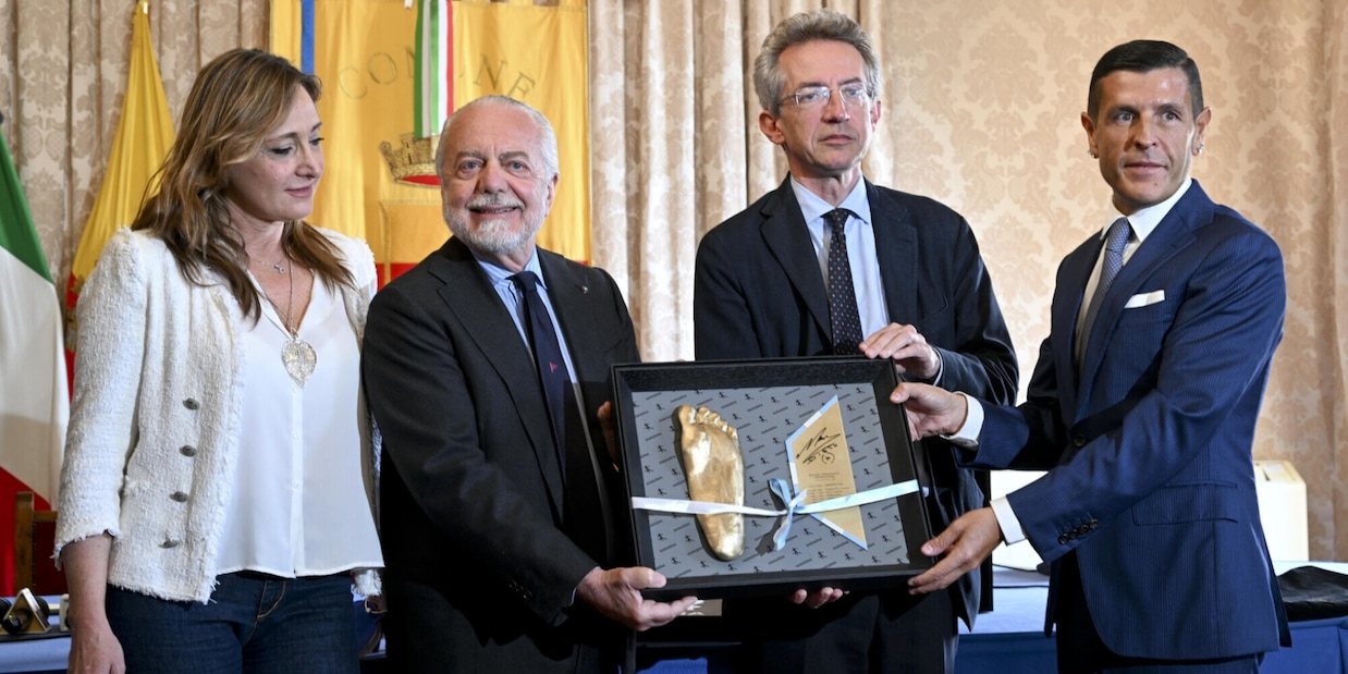 De Laurentiis: “Spalletti formidabile, ho fatto centro. Pronto un super stadio”
