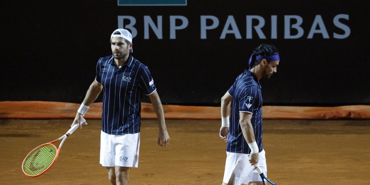 Internazionali, Bolelli e Fognini eliminati in semifinale nel doppio