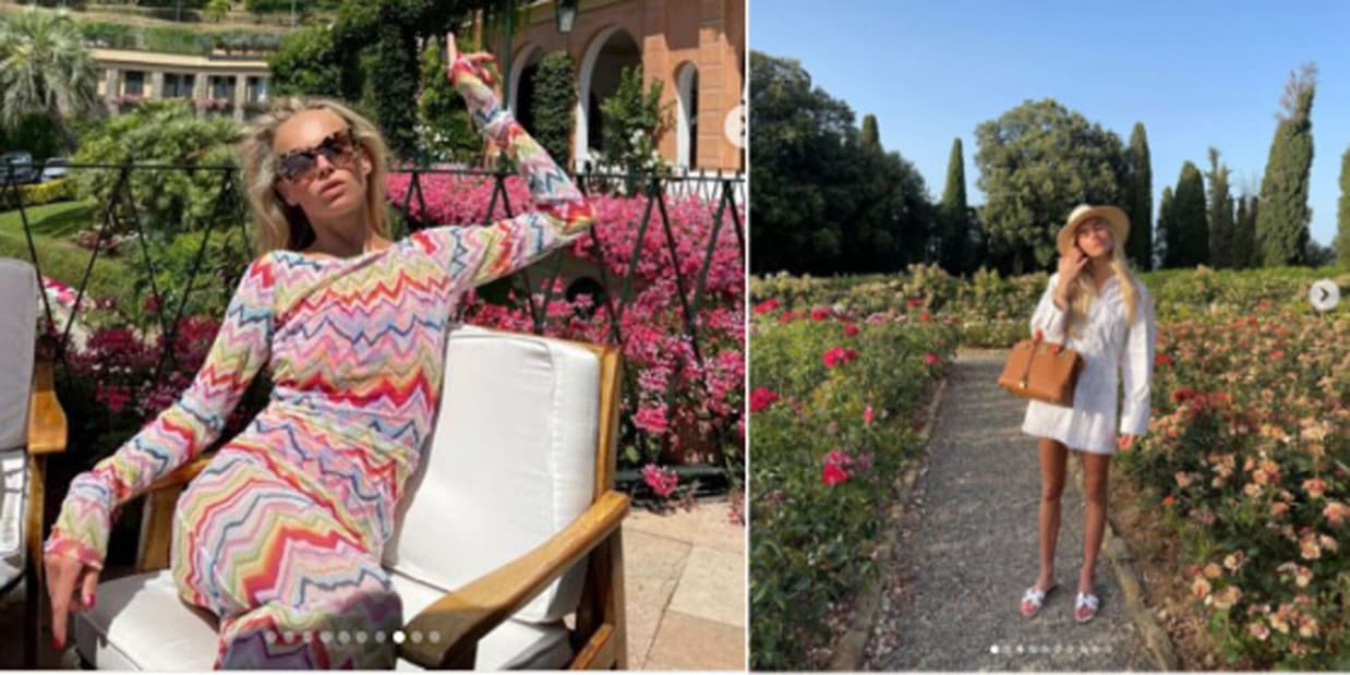 De Ligt, la fidanzata rapita dalle bellezze dell'Italia: "Non finisce mai di stupirmi"