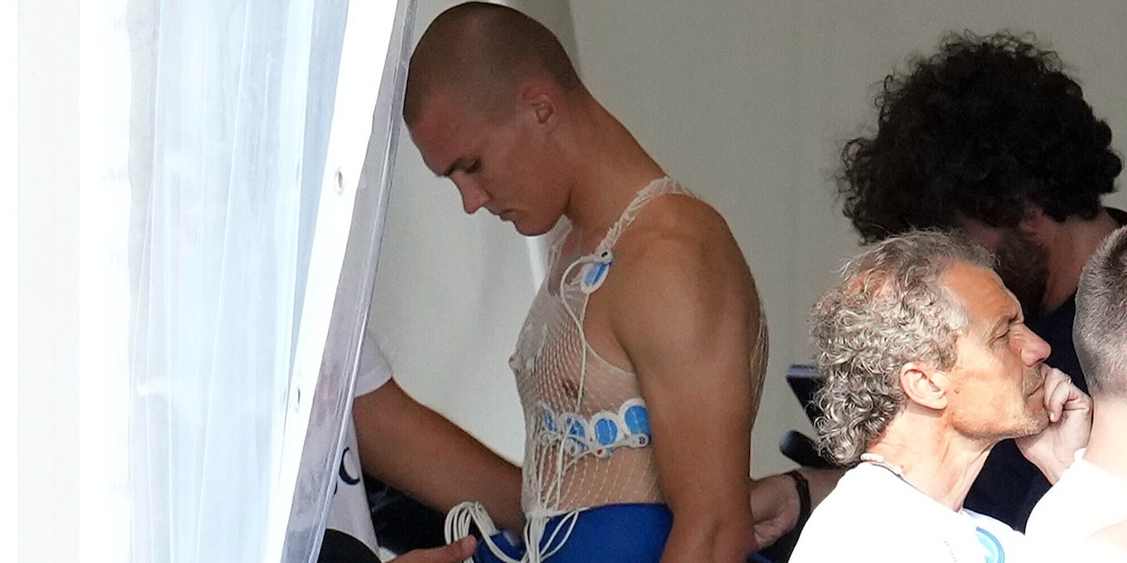 Ostigard al Napoli: test medici e allenamento in palestra