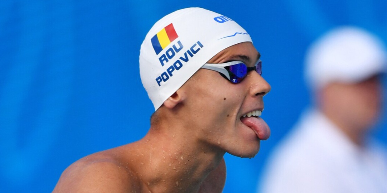 Europei, record del mondo di Popovici nei 100 sl. Bronzo a Miressi