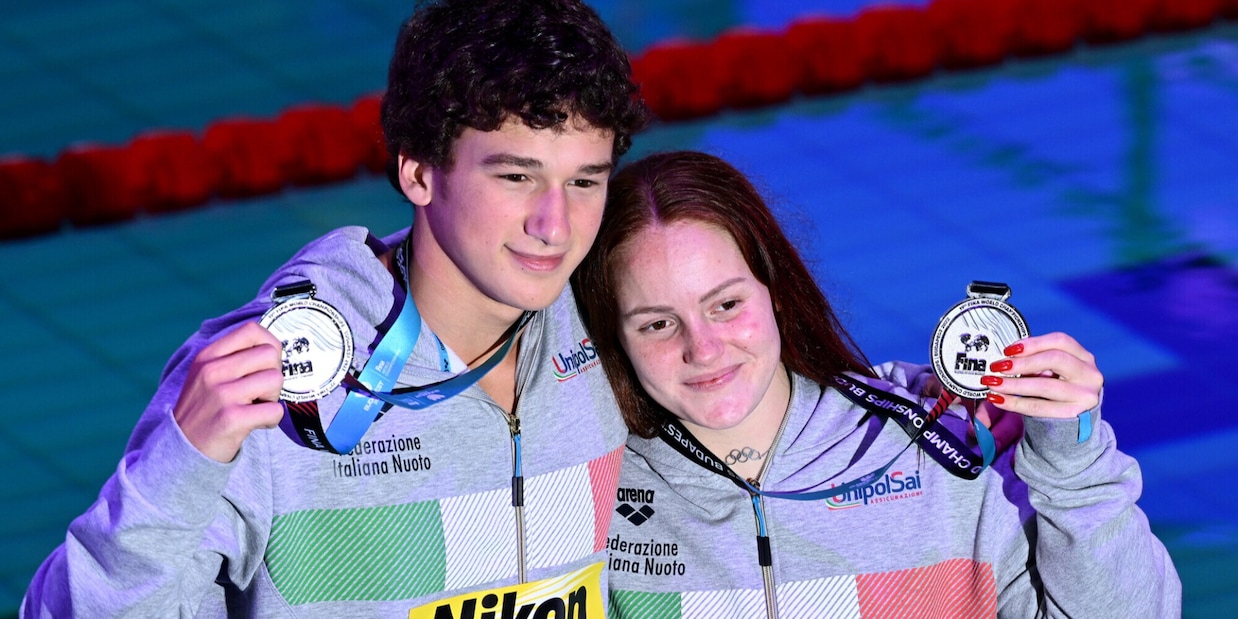 Europei, bronzo per Pellacani e Santoro nella finale di tuffi sincro misto