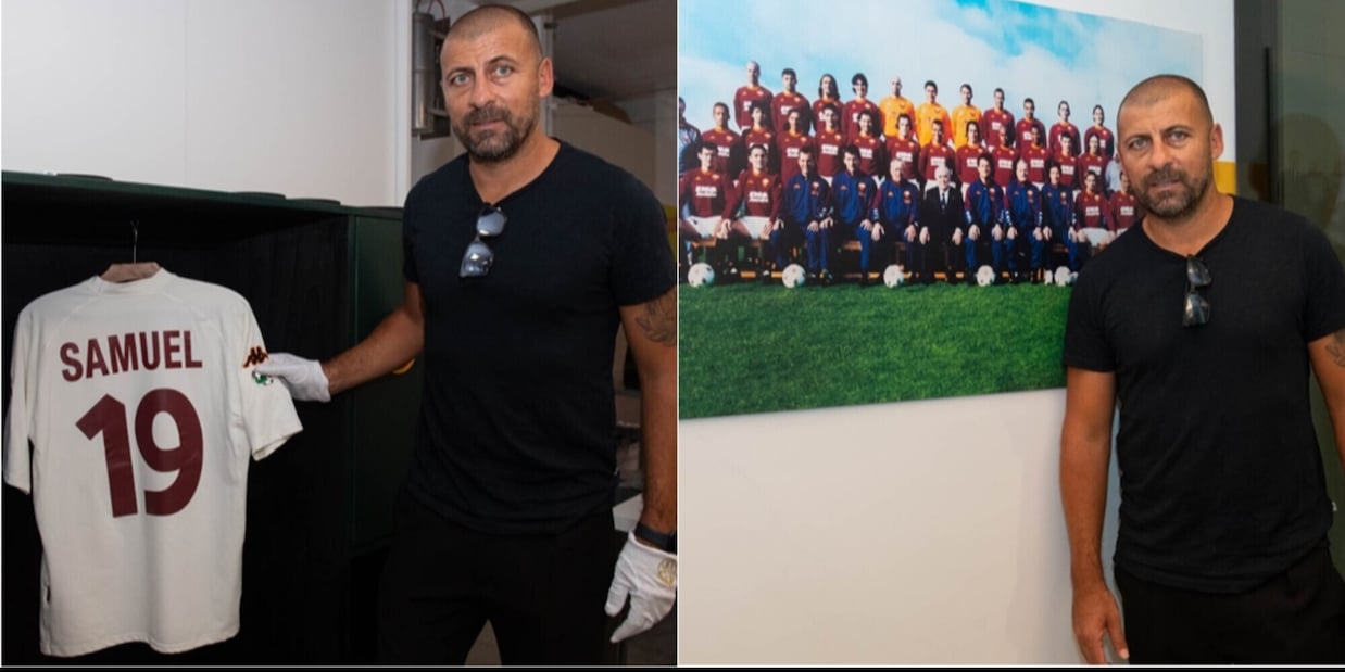 Roma, Samuel ritorna a casa: visita a Trigoria