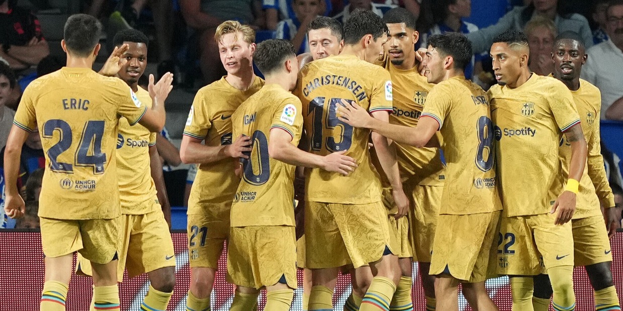 Barcellona, Lewandowski festeggia il 34º compleanno con una doppietta: 4-1 alla Real Sociedad