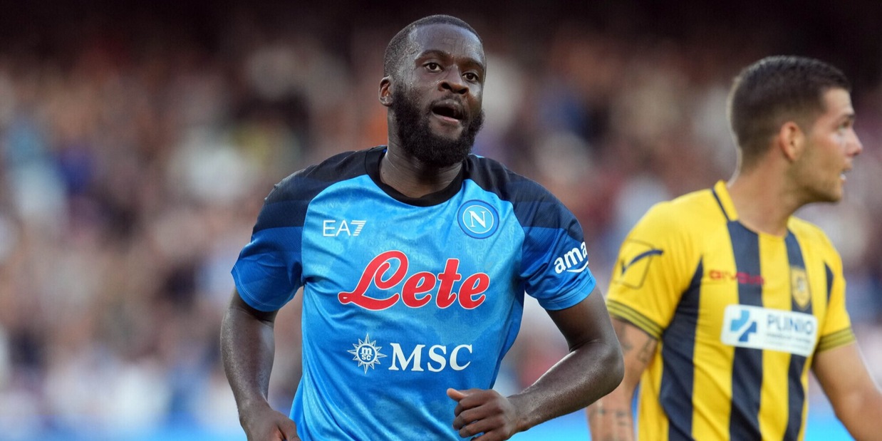 Napoli-Juve Stabia 3-0: eurogol di Ndombele, poi Ambrosino e Zerbin