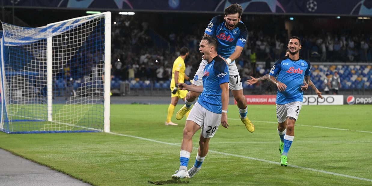 Napoli-Liverpool 4-1: tabellino, statistiche e marcatori