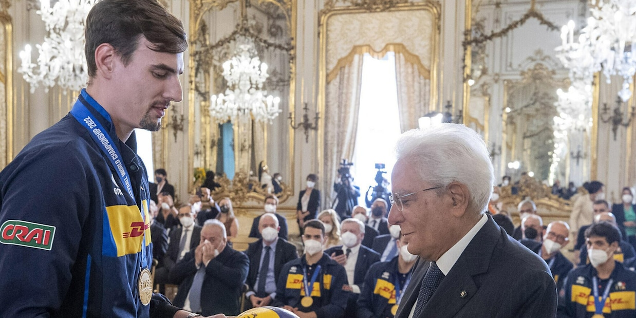 L'Italia Campione del Mondo ricevuta da Mattarella