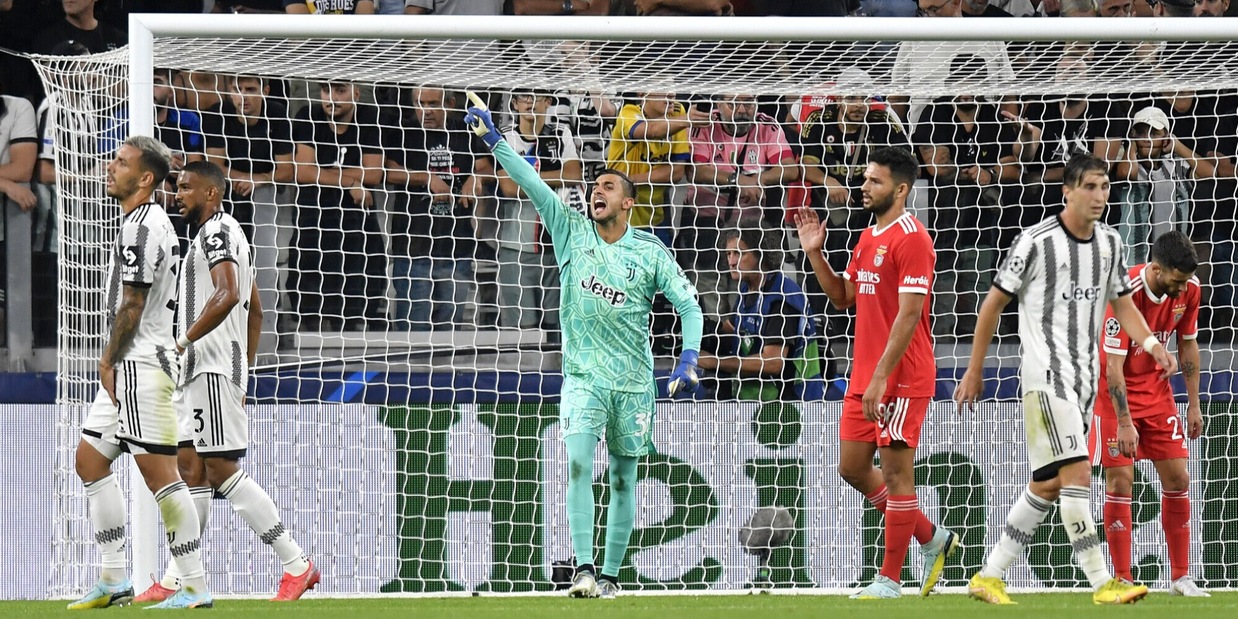 Juve-Benfica 1-2: tabellino, statistiche e marcatori