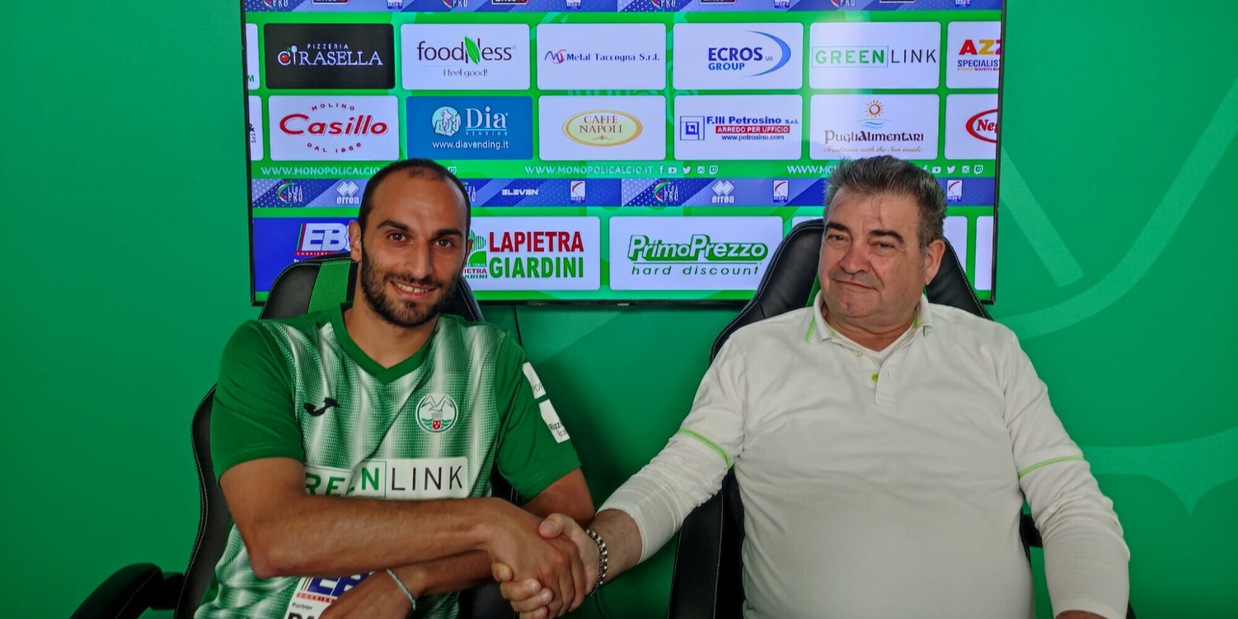 Calciomercato Monopoli, ufficiale: torna Giovanni Pinto