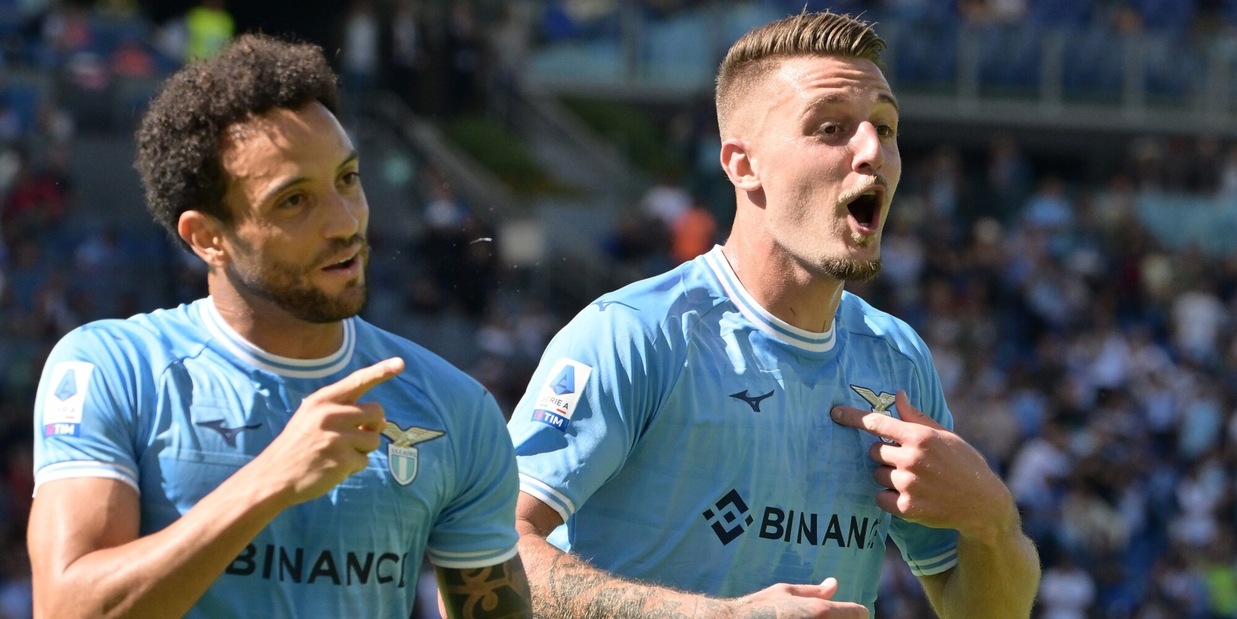 Lazio-Spezia 4-0: Sarri sorride, doppietta di Milinkovic-Savic
