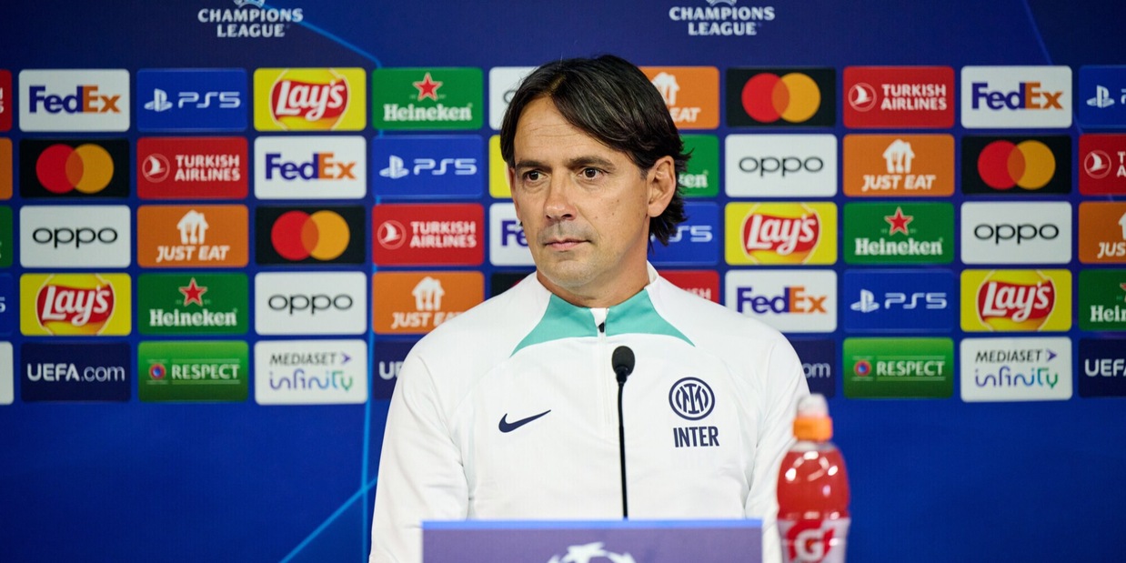Inter, Inzaghi: "Non sono d'accordo con Xavi. Formazione? Ho dei dubbi"