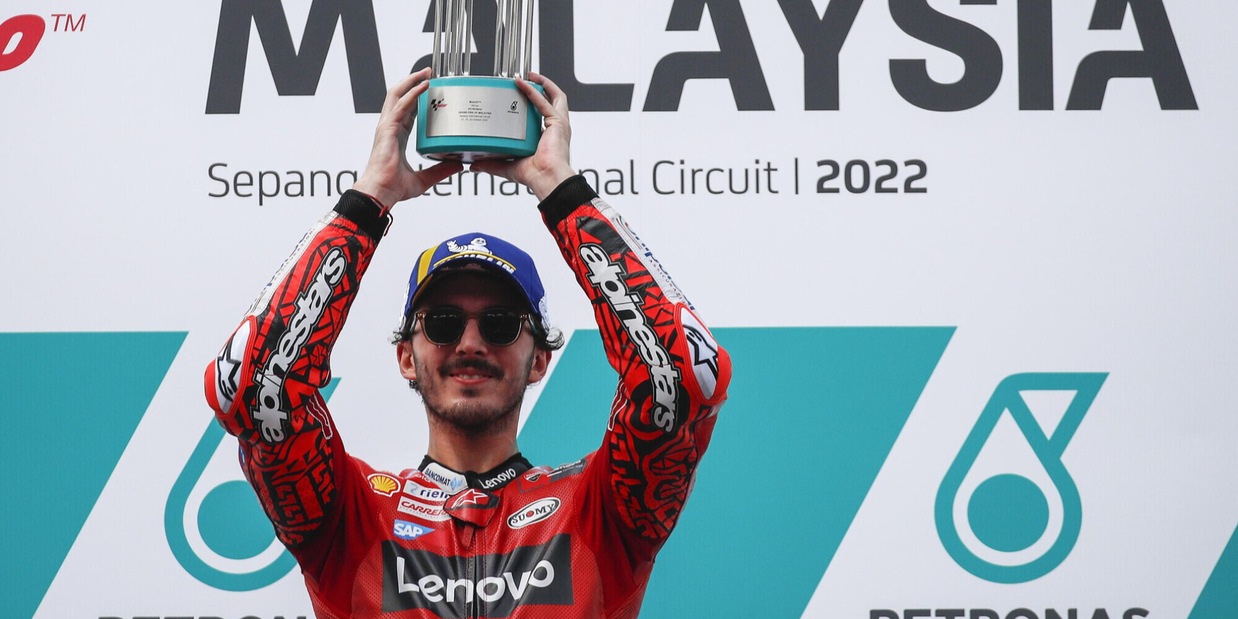 MotoGP, Bagnaia: "Il Mondiale perso da Rossi nel 2006? Non ci penso"