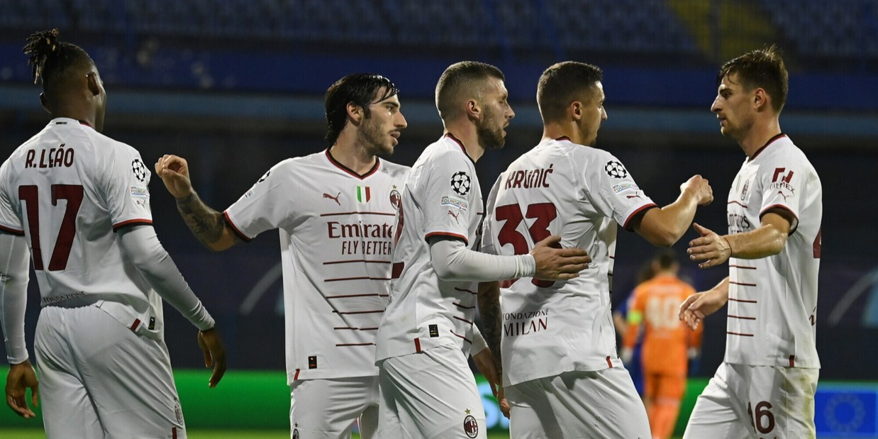 Pagelle Dinamo Zagabria-Milan: Tonali pennella, De Ketelaere indietro
