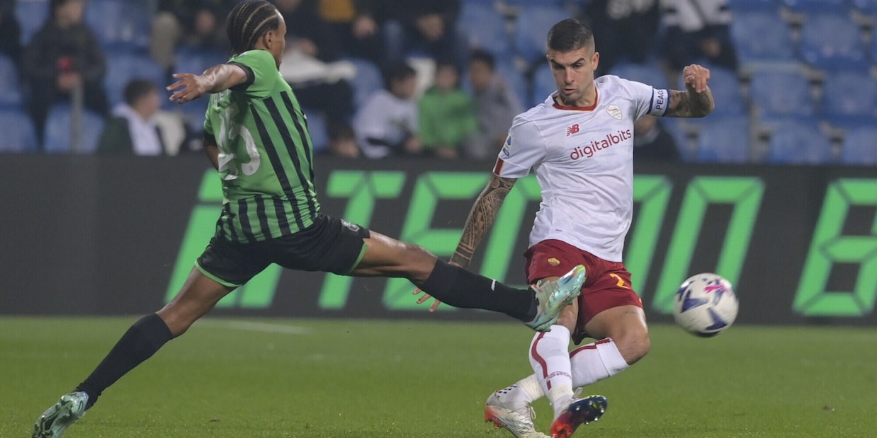 Sassuolo-Roma 1-1: tabellino, statistiche e marcatori