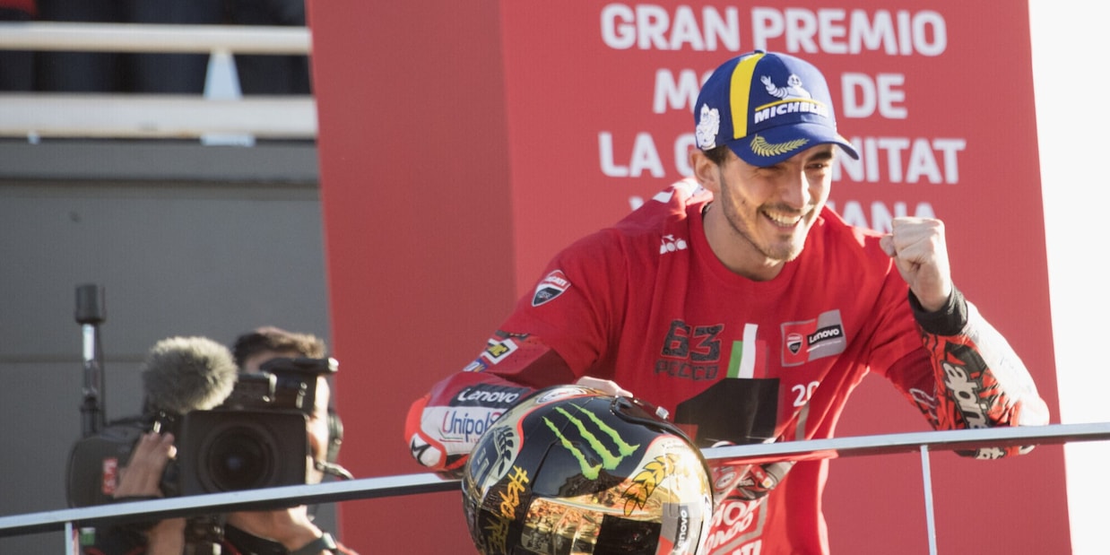 Ducati, Bagnaia riceve il Collare d'Oro: "Titolo vinto tutti insieme