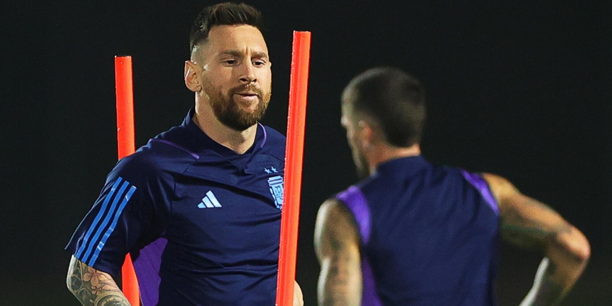 Argentina, il figlio di Messi fa emozionare tutti