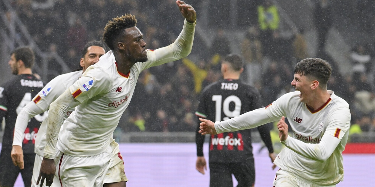 Milan-Roma 2-2: Ibanez e Abraham regalano il pari a Mou