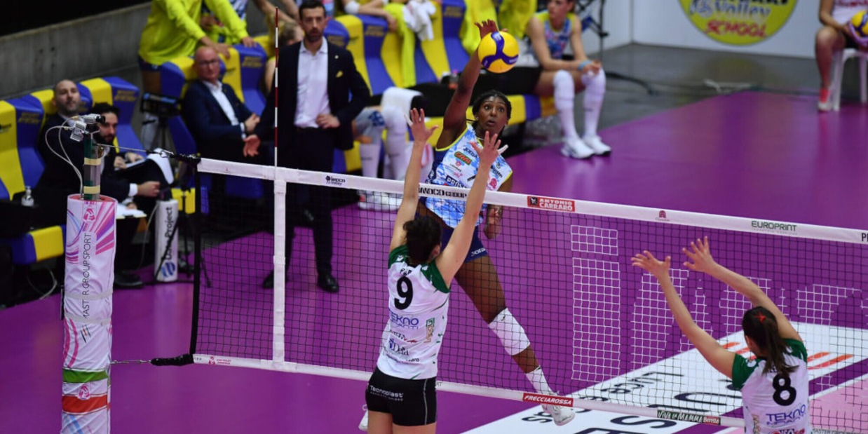 Conegliano va sotto poi supera Vallefoglia