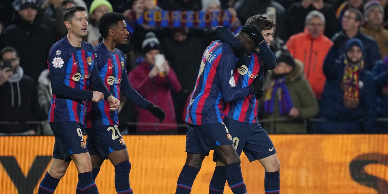 Coppa del Re, Dembelé piega la Real Sociedad e lancia il Barcellona in semifinale