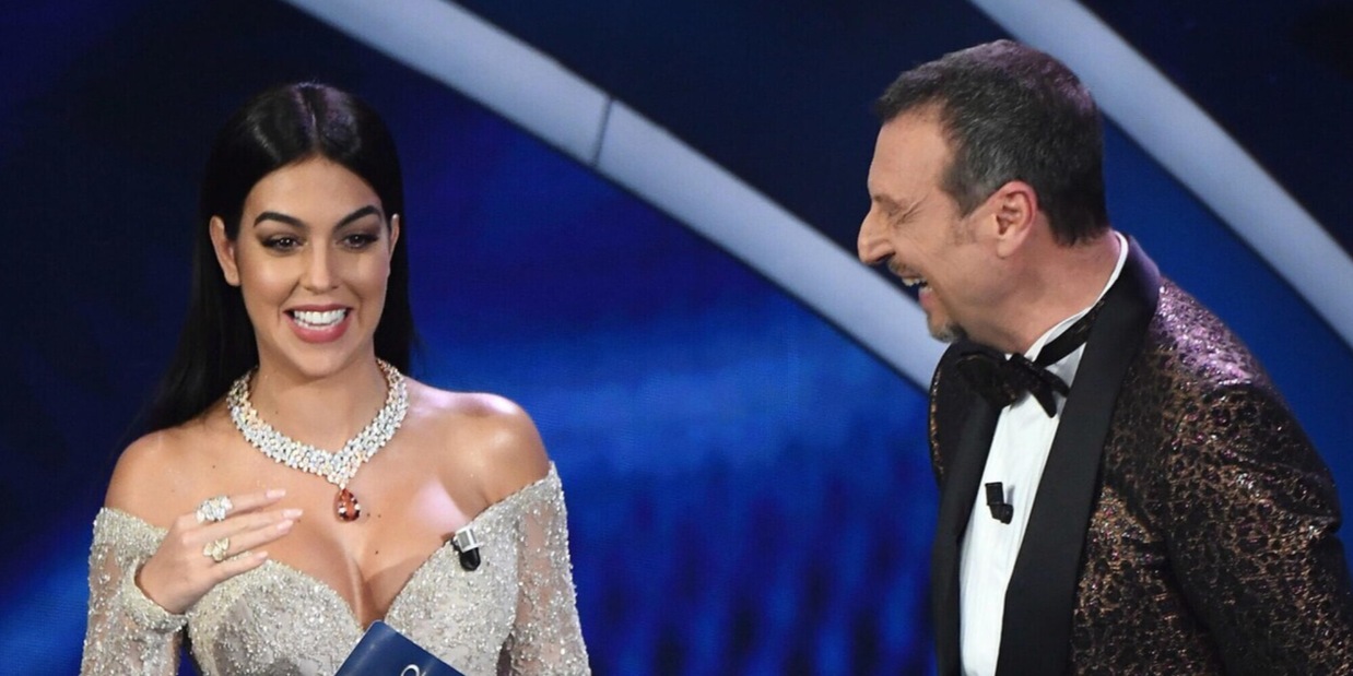 Georgina ricorda l'Italia: il post di lady Ronaldo su Sanremo fa impazzire i social
