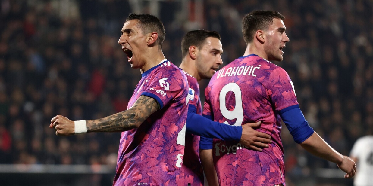 Spezia-Juve 0-2, rivivi la diretta: Kean e Di Maria spingono Allegri