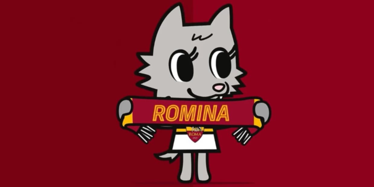 La Roma dà il benvenuto a Romina: è il nome della nuova mascotte giallorossa