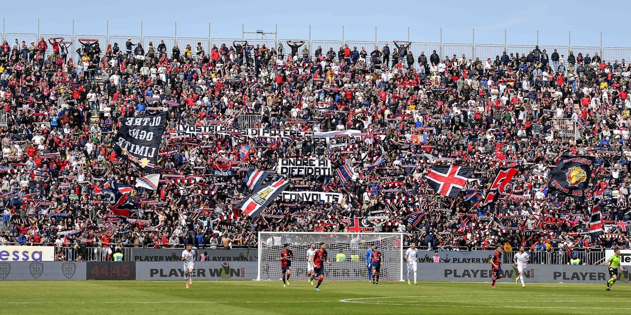 Cagliari, arriva il Daspo per 22 tifosi