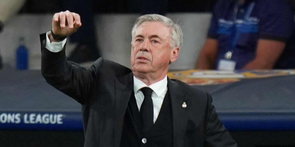 Ancelotti fa il tifoso: il doppio "forza Milan" in diretta tv