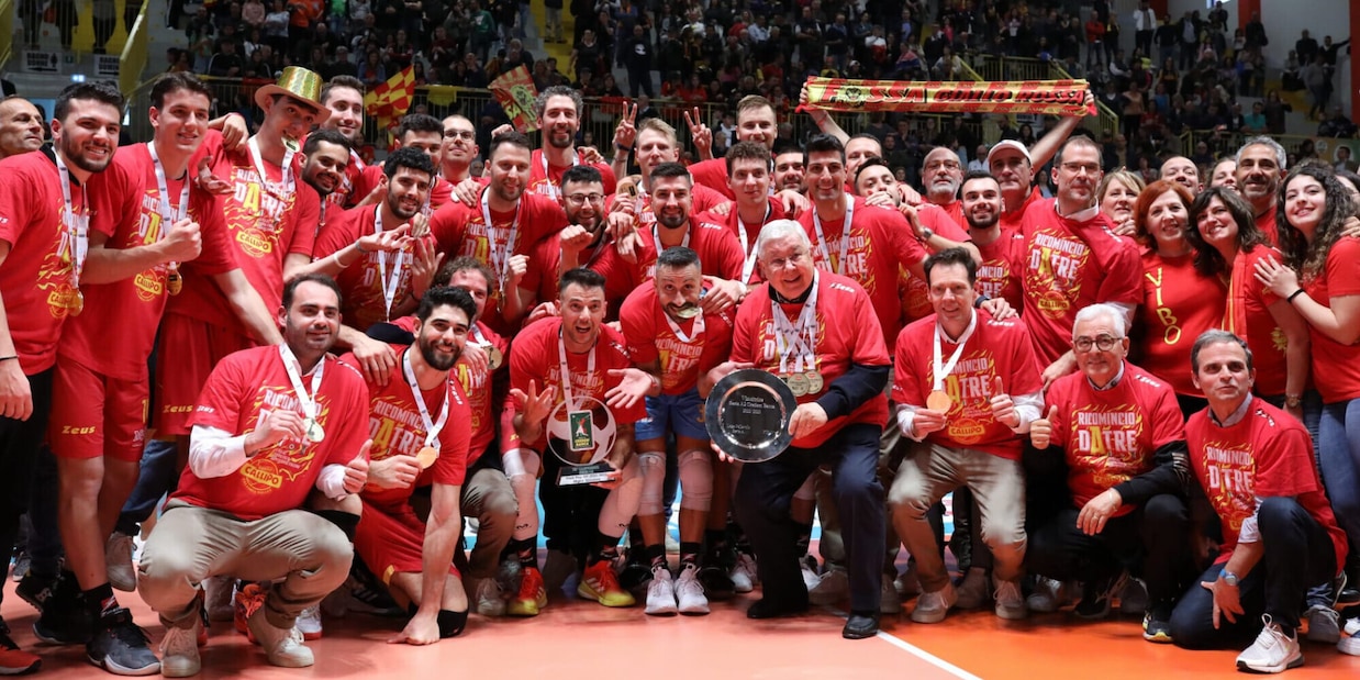 Vibo festeggia il ritorno in Superlega