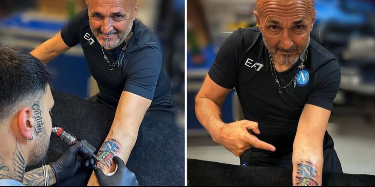 Il tatuatore di Spalletti: "Tutti i retroscena del suo tatuaggio"