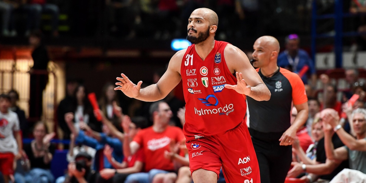 Finale scudetto, Shields trascina Milano in gara-2: Virtus Bologna ko