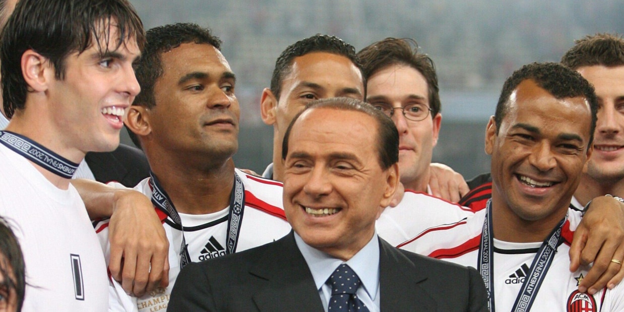 Berlusconi, il saluto del Milan: "Grazie Presidente, sempre con Noi"