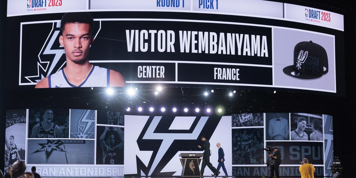 Nba, Wembanyama agli Spurs come prima scelta al draft