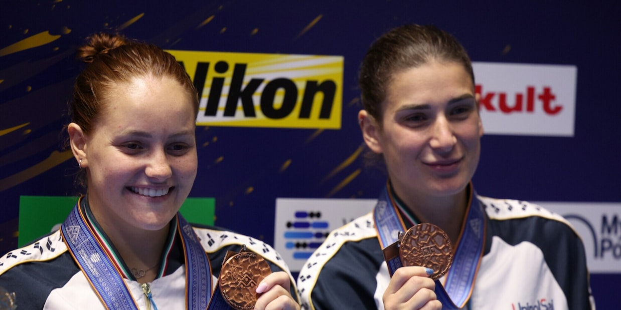 Pellacani-Bertocchi, bronzo mondiale all’ultimo tuffo
