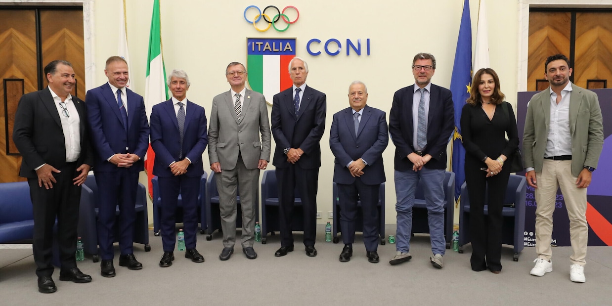 Presentati a Roma i Campionati Europei 2023