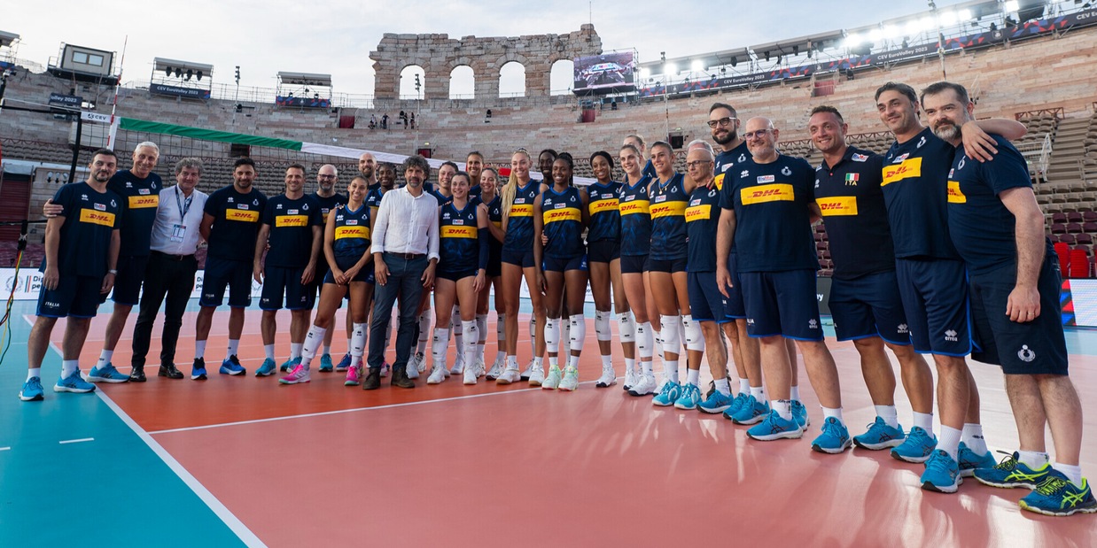 Europei Femminili: Danilo Tommasi nell'Arena con le azzurre