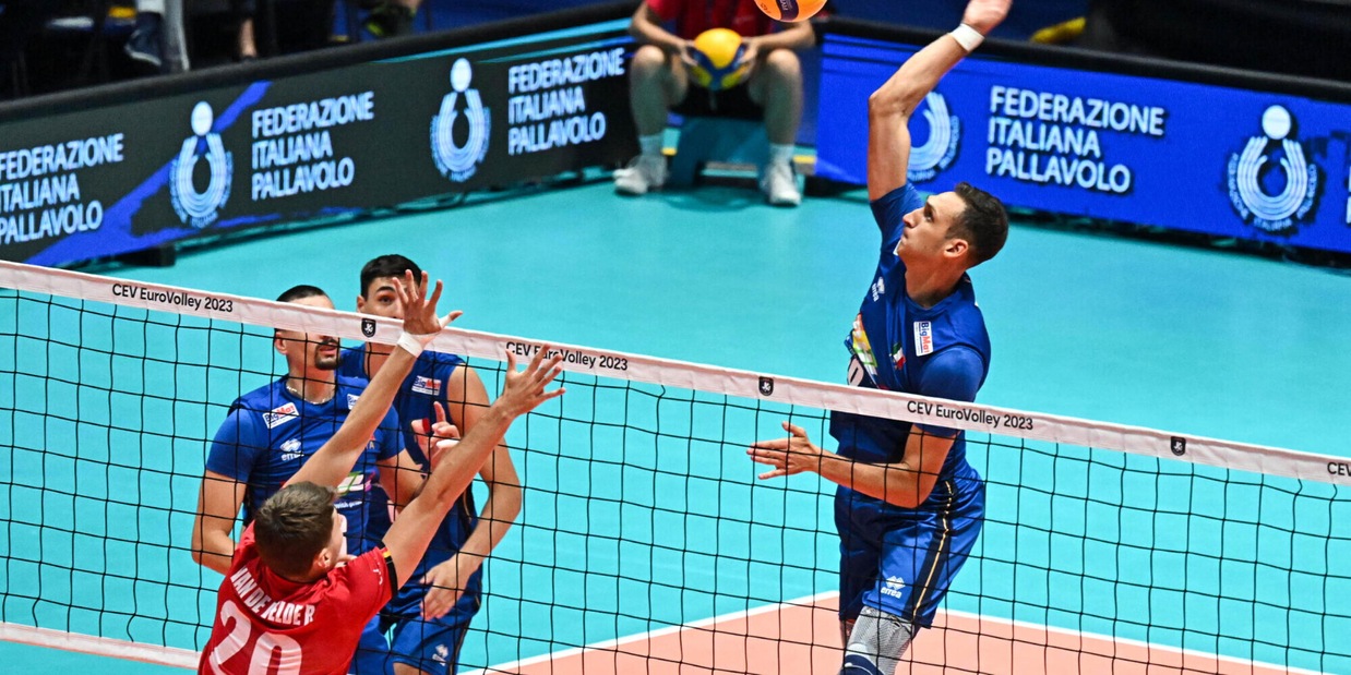 Europei Maschili: Italia travolgente contro il Belgio