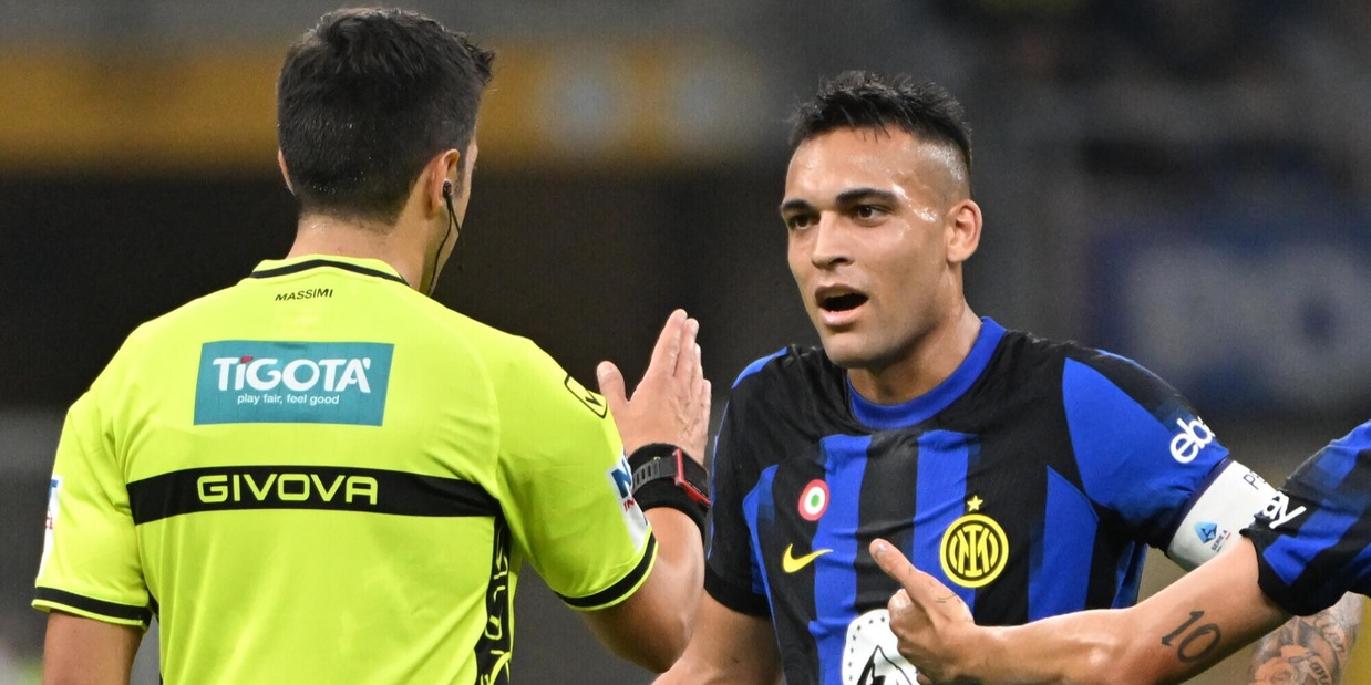 Moviola Inter-Sassuolo: bravo Massimi, non c’è rigore su Frattesi