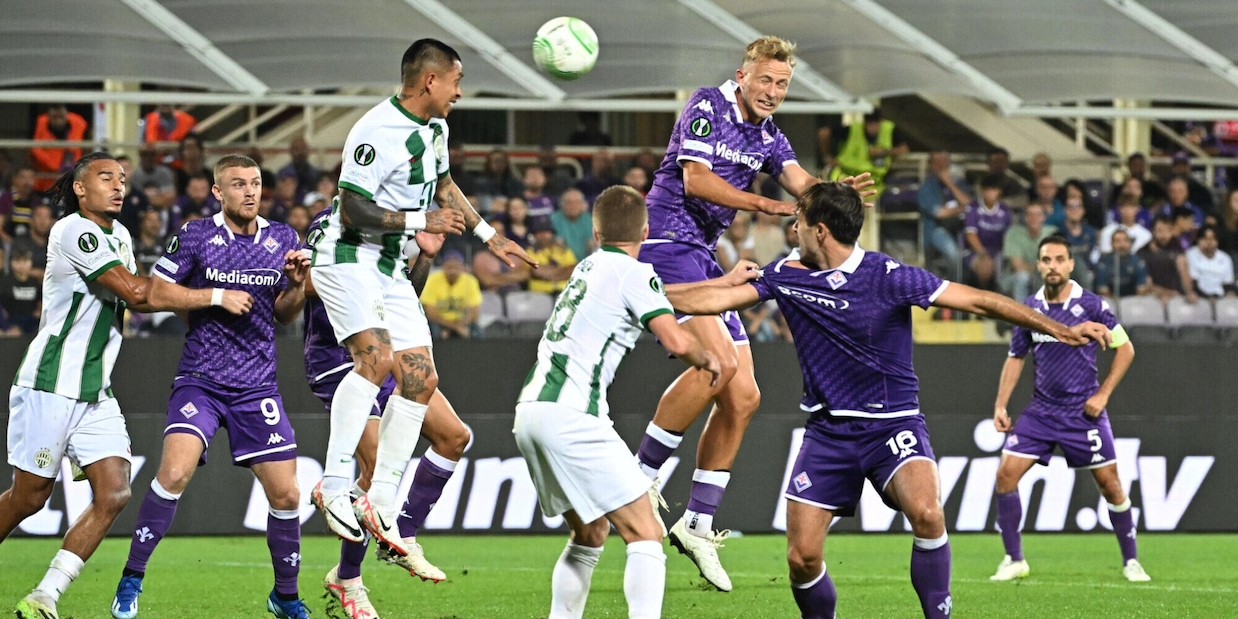 Fiorentina, pari col Ferencvaros all'ultimo respiro: 2-2 al Franchi