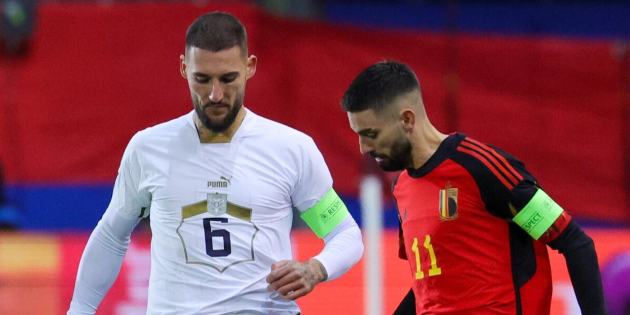 Il Belgio vince senza Lukaku: 1-0 alla Serbia di Vlahovic