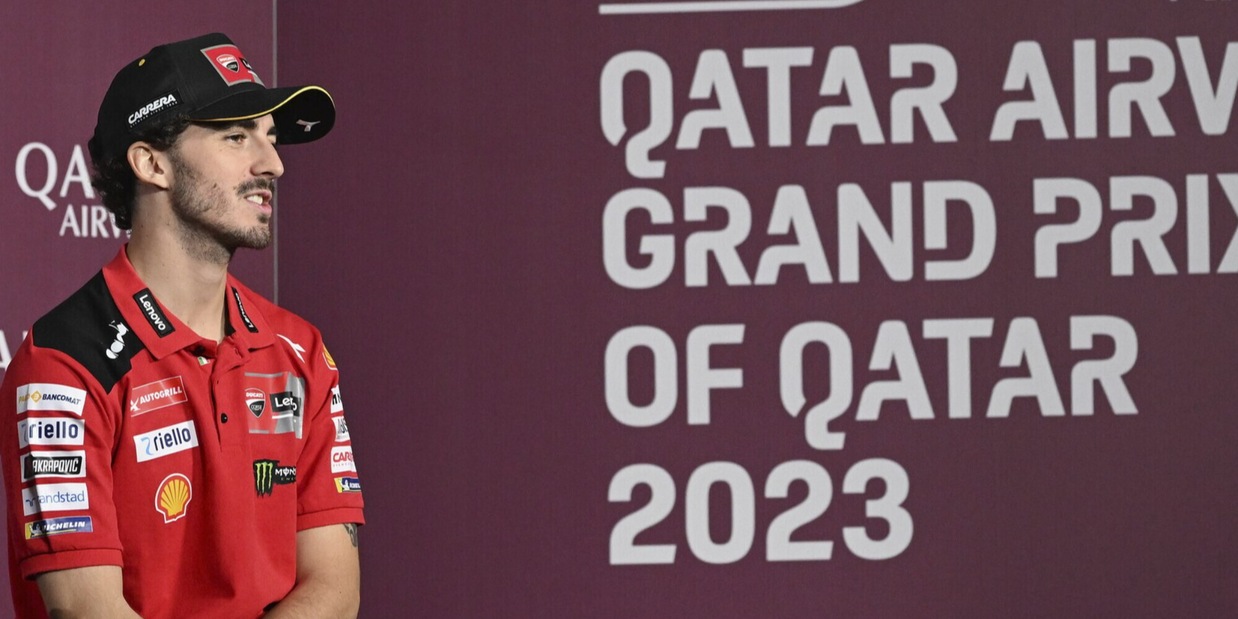 Bagnaia, che spavento in Qatar! “L’incrocio con Di Giannantonio? Orribile”