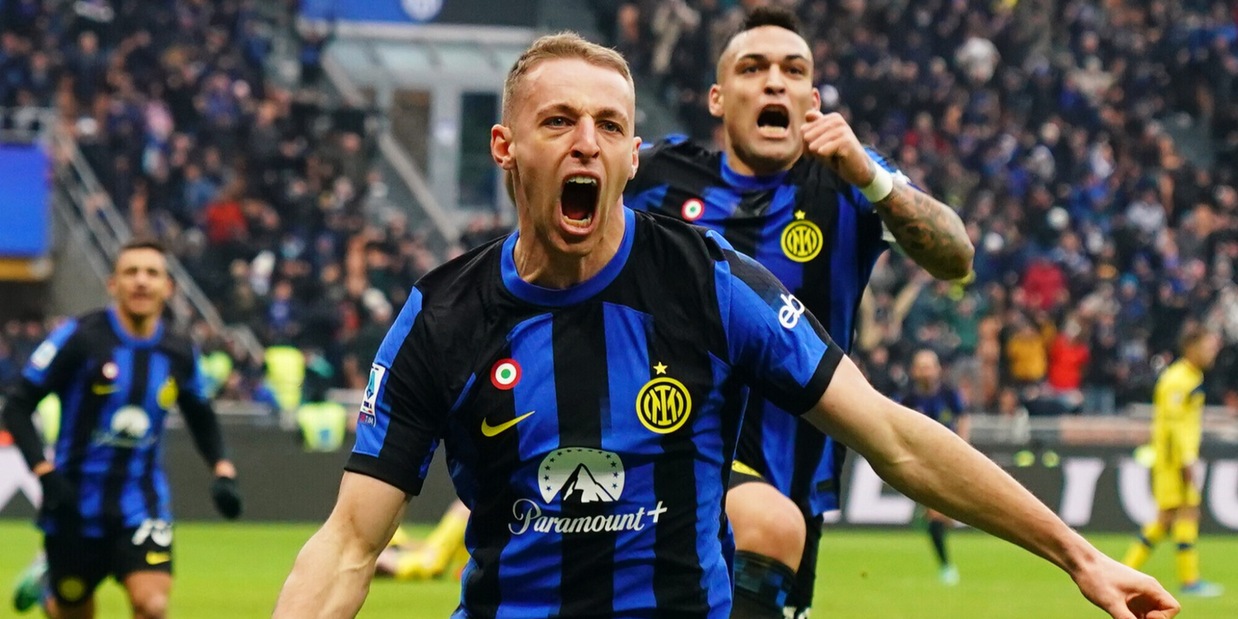 L'Inter è campione d'inverno: Frattesi e l'errore di Henry mandano ko il Verona