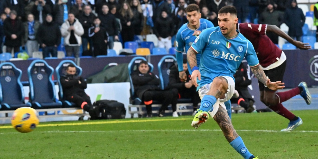 Napoli-Salernitana 2-1: Rrahmani salva Mazzarri al 96'. Rivivi la diretta