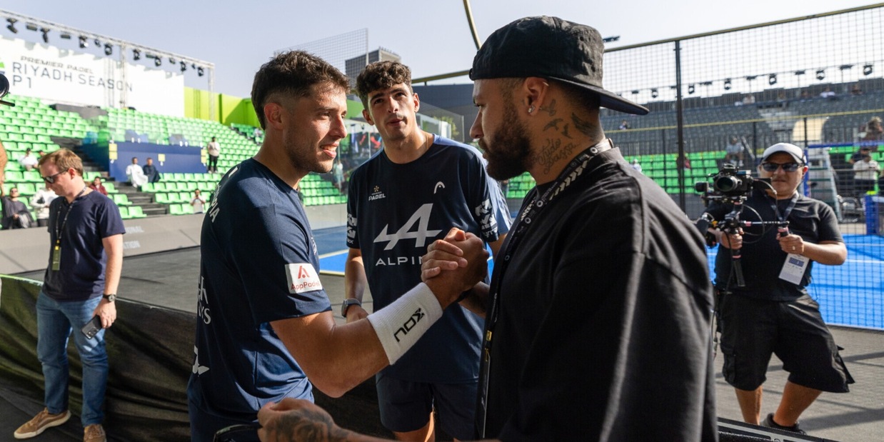 Riyadh Season Premier P1, Neymar non resiste al richiamo del padel